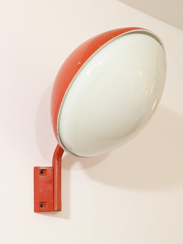 Candle vs Fontana Arte, Murano, Red outside wall light, Italy, 1980 - Image 7