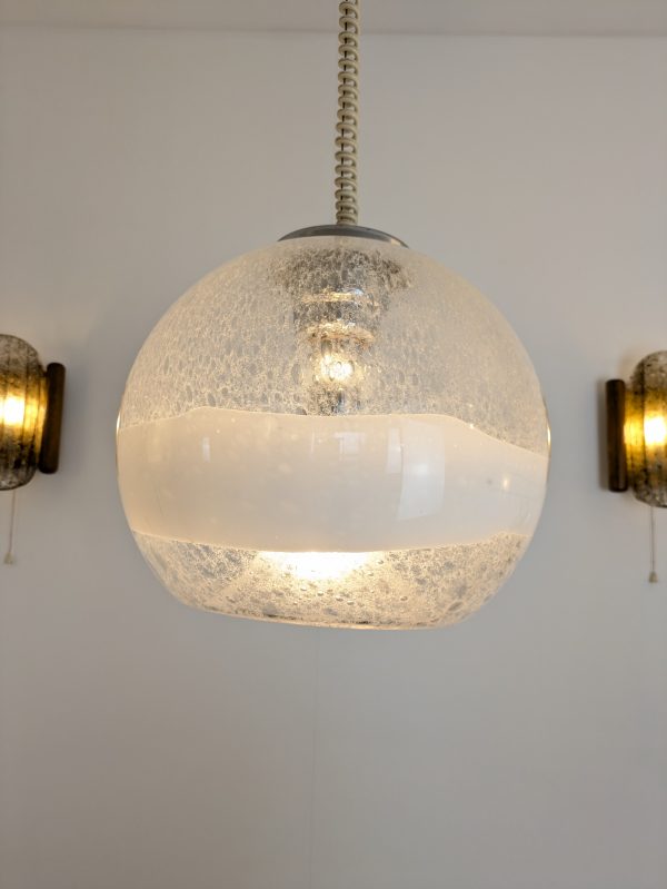 Pendant Murano Glass globe, Sothis, Ettore Fantasia, Gini Poli, 1970 - Image 8