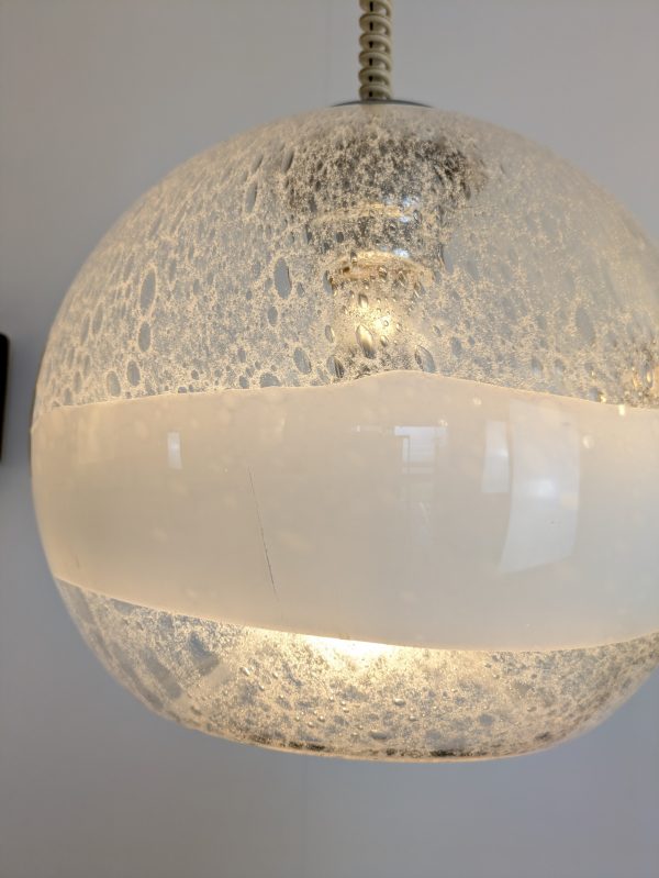 Pendant Murano Glass globe, Sothis, Ettore Fantasia, Gini Poli, 1970 - Image 7