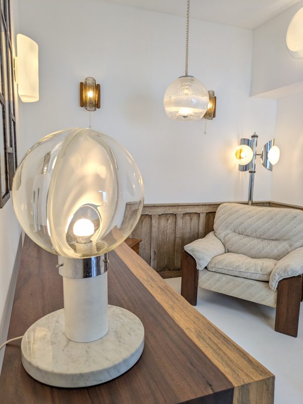 "Membrane" Murano glass table lamp by Tony Zuccheri for Venini, italy - Image 19