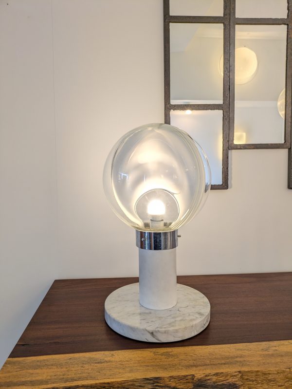 "Membrane" Murano glass table lamp by Tony Zuccheri for Venini, italy - Image 2