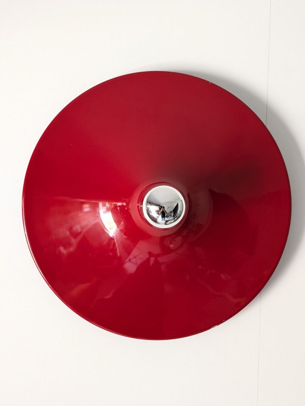 Disco Stilnovo Red Wall light Gianluigi Gorgoni Italy, 1970 - Image 8