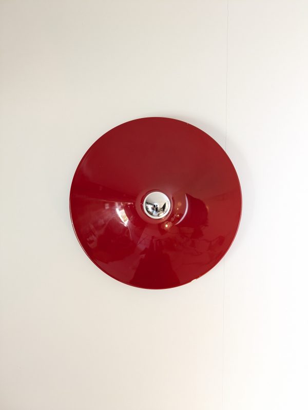 Disco Stilnovo Red Wall light Gianluigi Gorgoni Italy, 1970 - Image 5