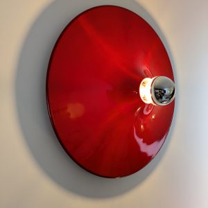 Disco Stilnovo Red Wall light Gianluigi Gorgoni Italy, 1970