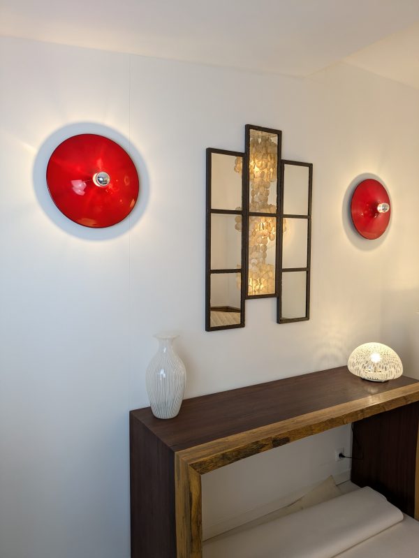 Disco Stilnovo Red Wall light Gianluigi Gorgoni Italy, 1970 - Image 19