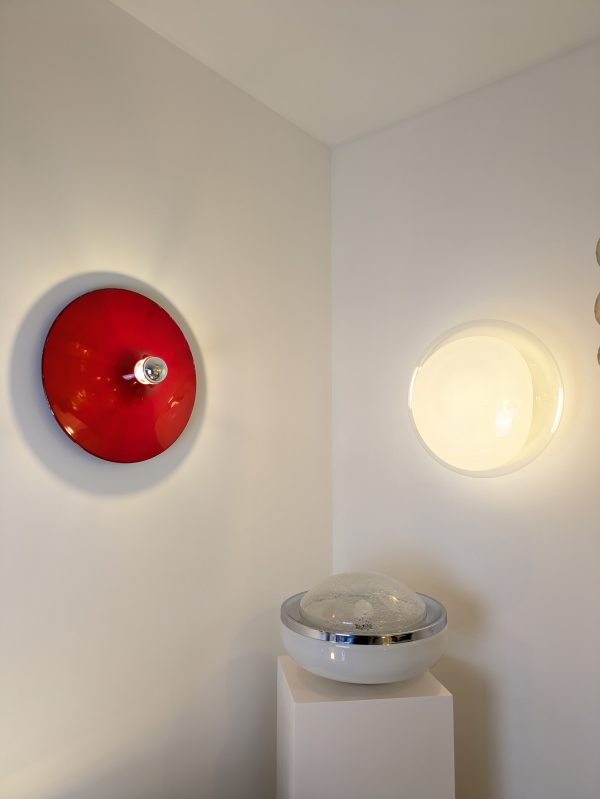 Disco Stilnovo Red Wall light Gianluigi Gorgoni Italy, 1970 - Image 17