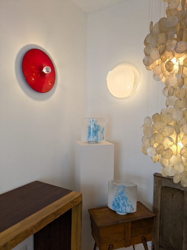 Disco Stilnovo Red Wall light Gianluigi Gorgoni Italy, 1970 - Image 15