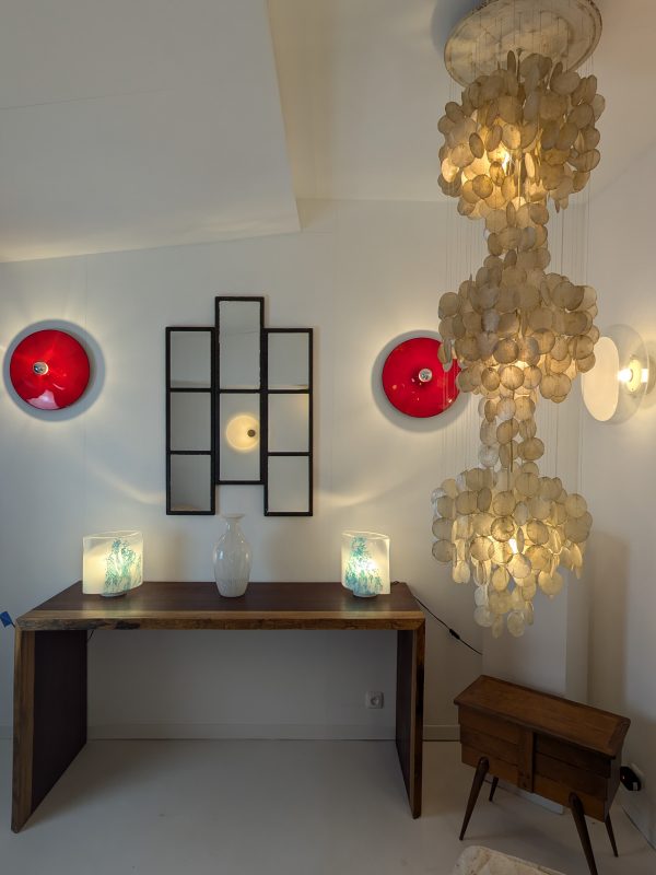 Disco Stilnovo Red Wall light Gianluigi Gorgoni Italy, 1970 - Image 12
