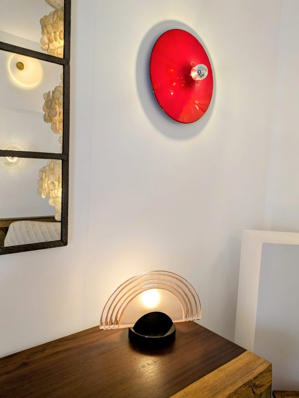 Disco Stilnovo Red Wall light Gianluigi Gorgoni Italy, 1970 - Image 14